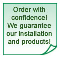 We guarantee our window installations